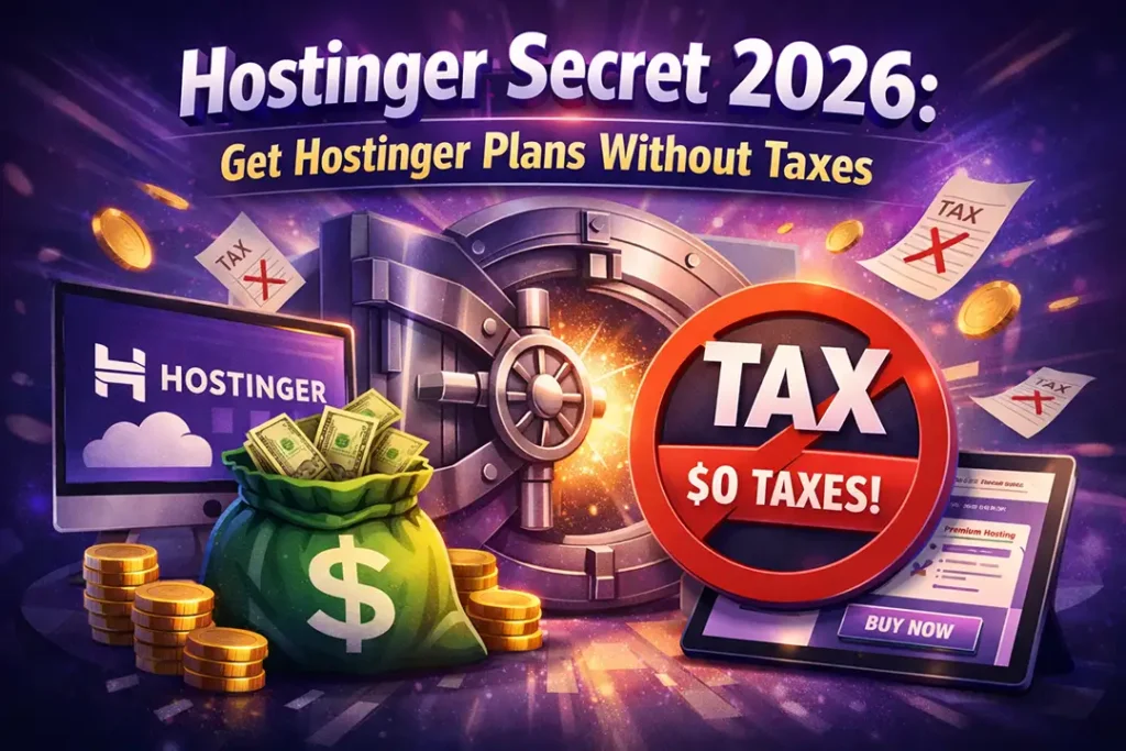 Get Hostinger Plans Without Taxes