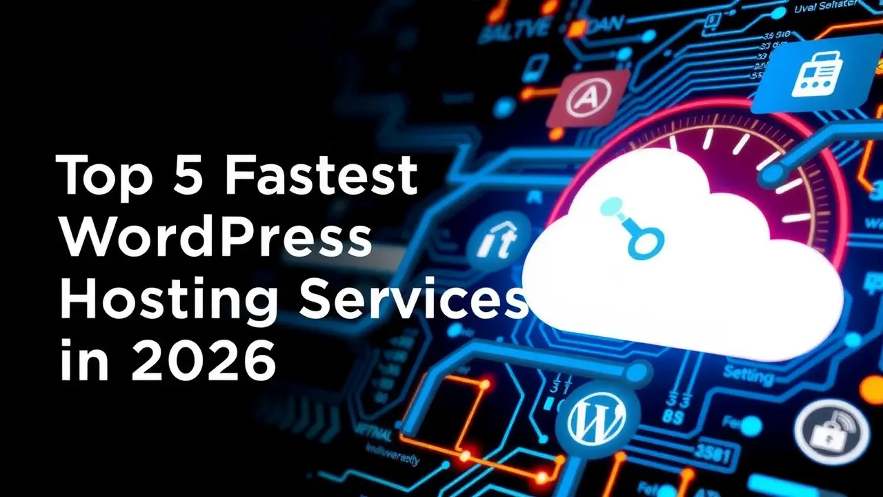 Top 5 Fastest WordPress Hosting Services in 2026