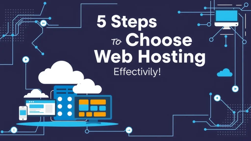 5 Steps to Choose Web Hosting Effectively