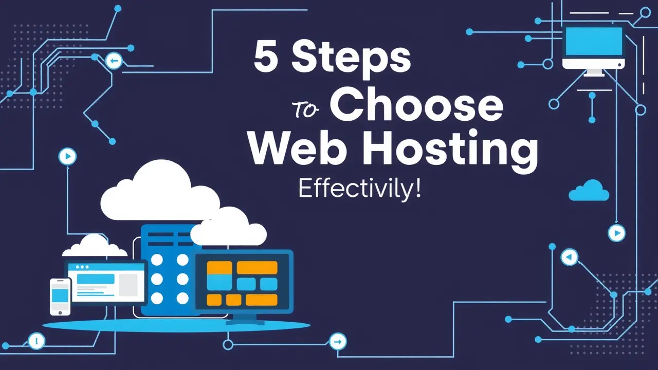 5 Steps to Choose Web Hosting Effectively